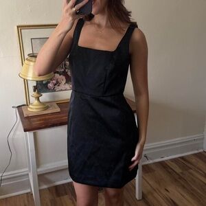 a new day Elegant Black Sleeveless Mini Dress